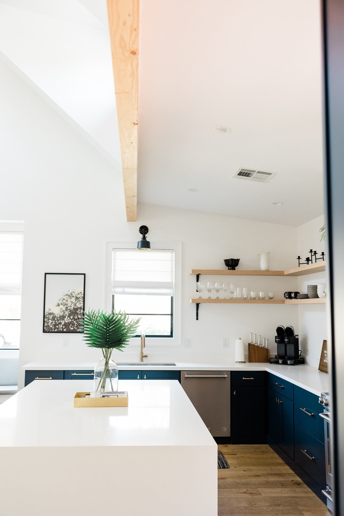 Interior of a Minimalist Kitchen